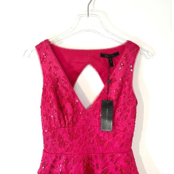 BCBG Maxazria Katarina Dress in Azalea Size 0 - Picture 5 of 9